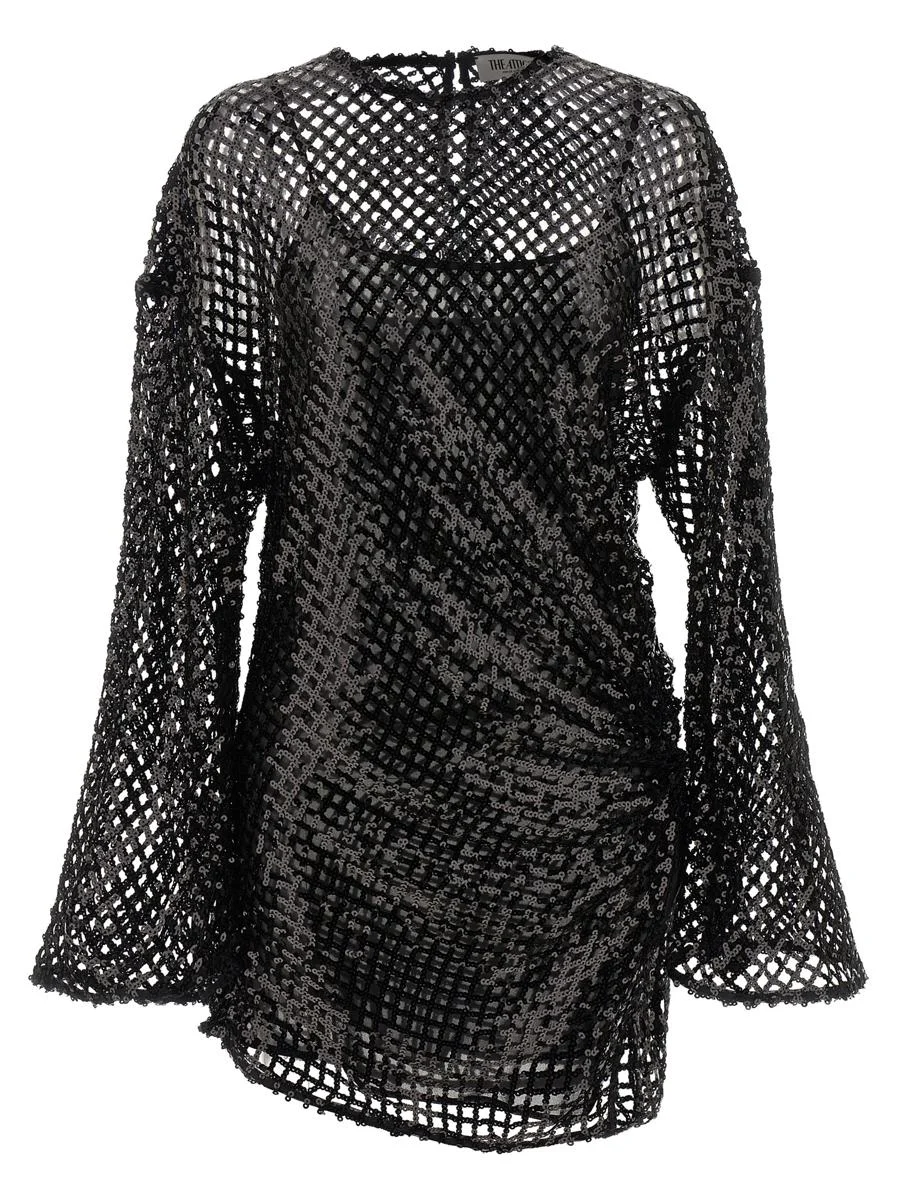 The Attico Sequin Mesh Dress - 1