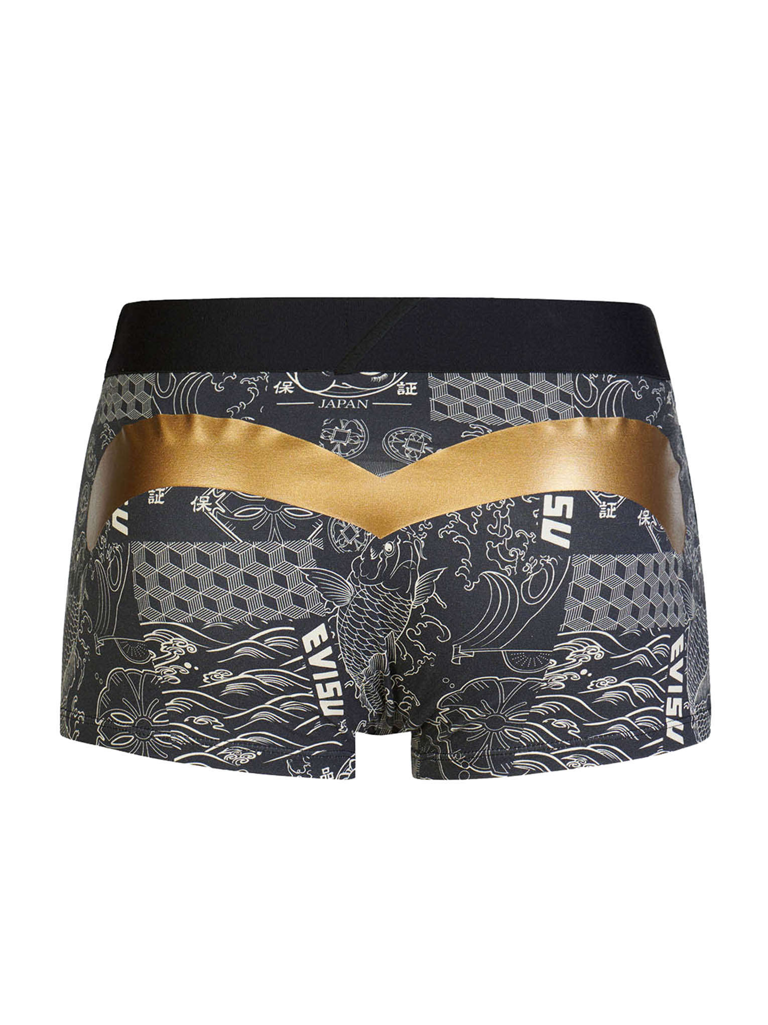 ALLOVER JAPANESE PATTERN PRINT TRUNKS - 7