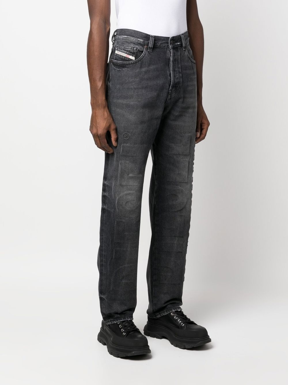 2010 straight-leg jeans - 3