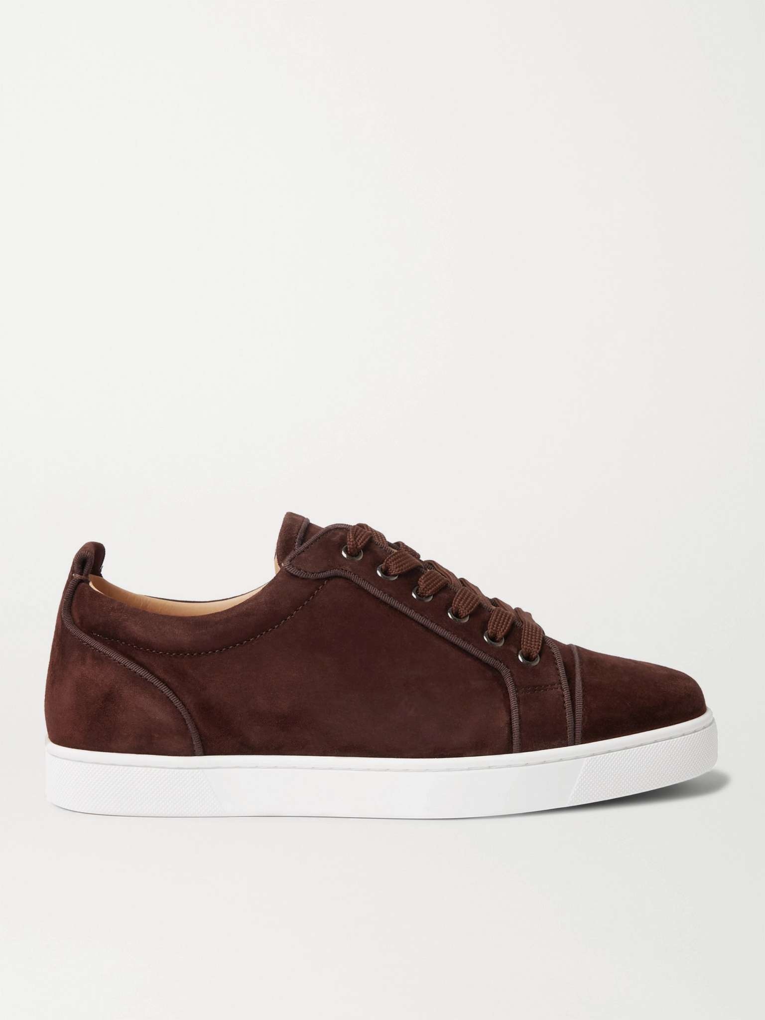 Louis Junior Orlato Grosgrain-Trimmed Suede Sneakers - 1