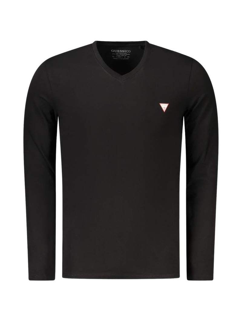 long-sleeve V-neck T-shirt 1