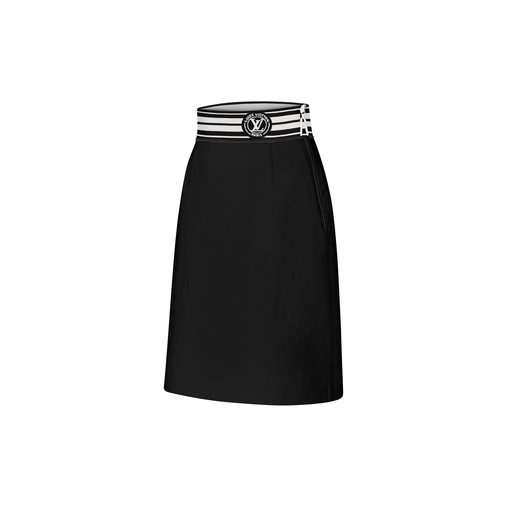 LV Stripe Pencil Skirt - 2