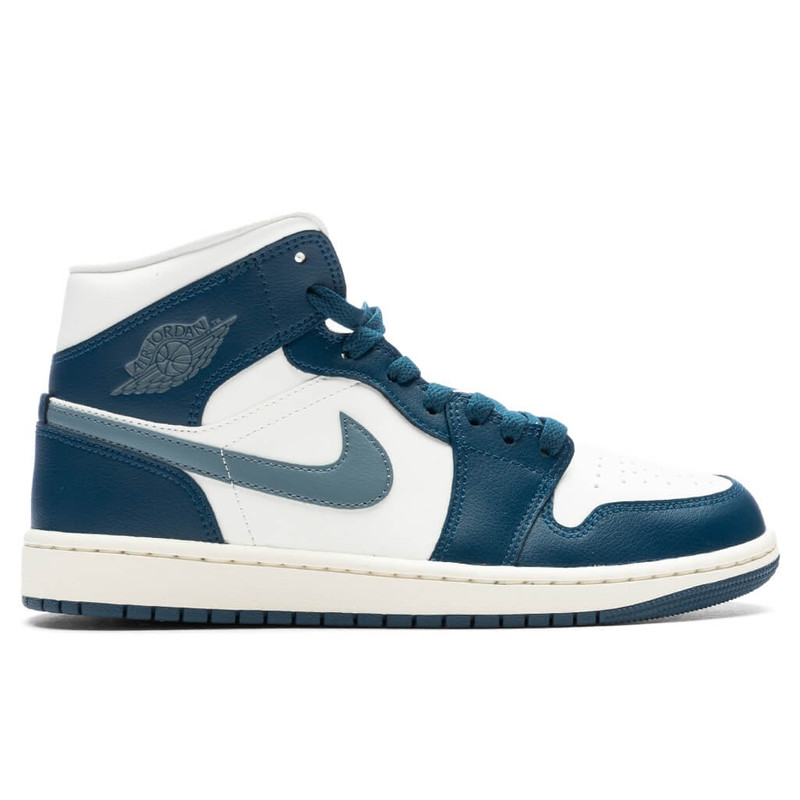 AIR JORDAN 1 MID WOMEN'S - SKY J FR BLUE/OZONE BLUE/SAIL - 1