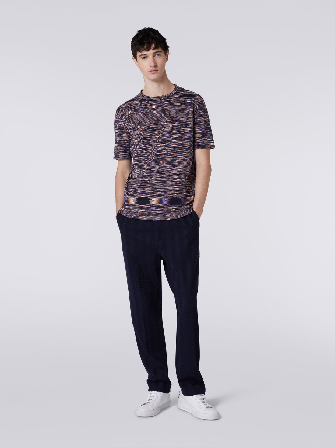 Slub cotton crew-neck T-shirt - 2