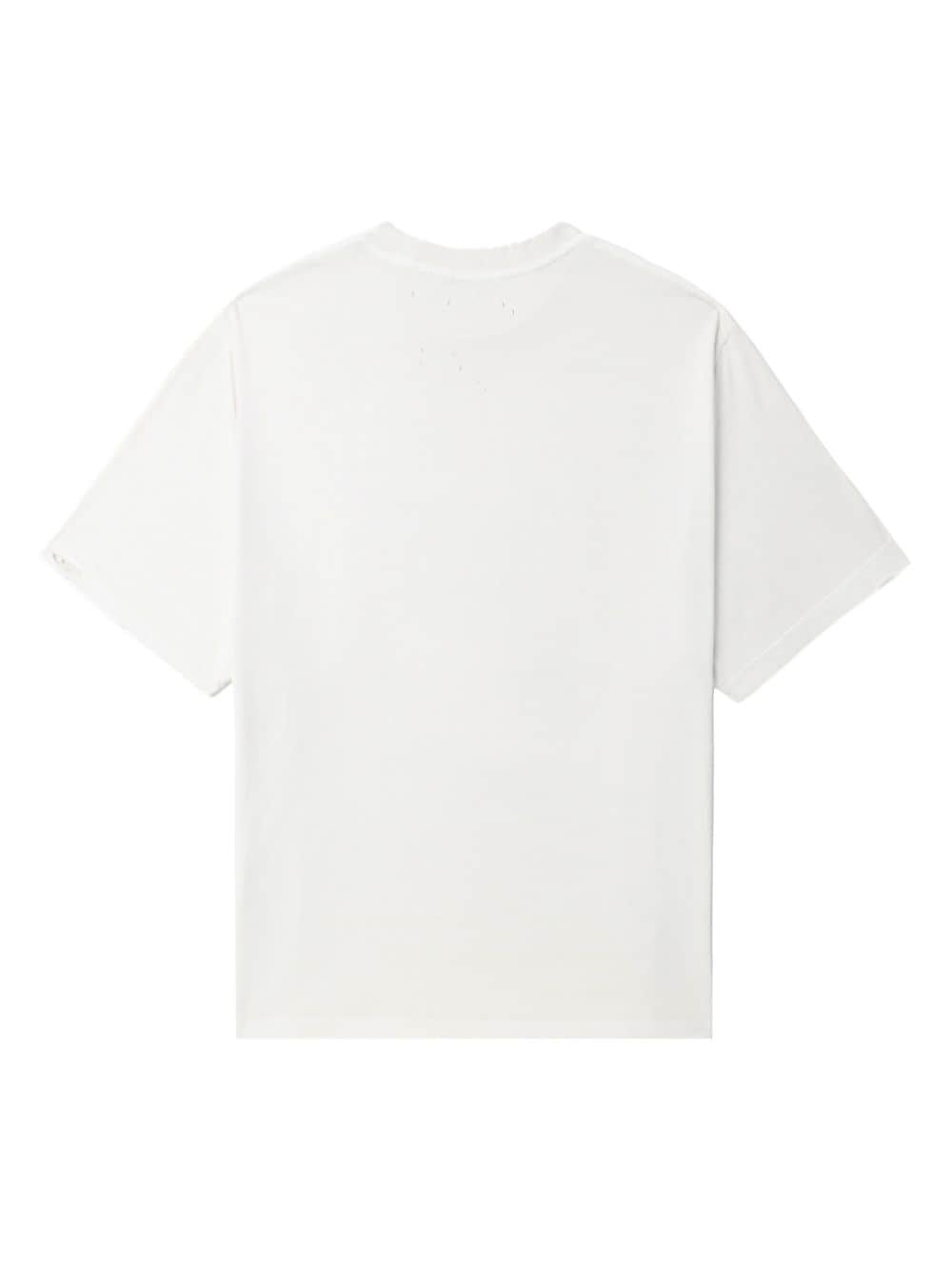 Peace logo-print T-shirt - 6