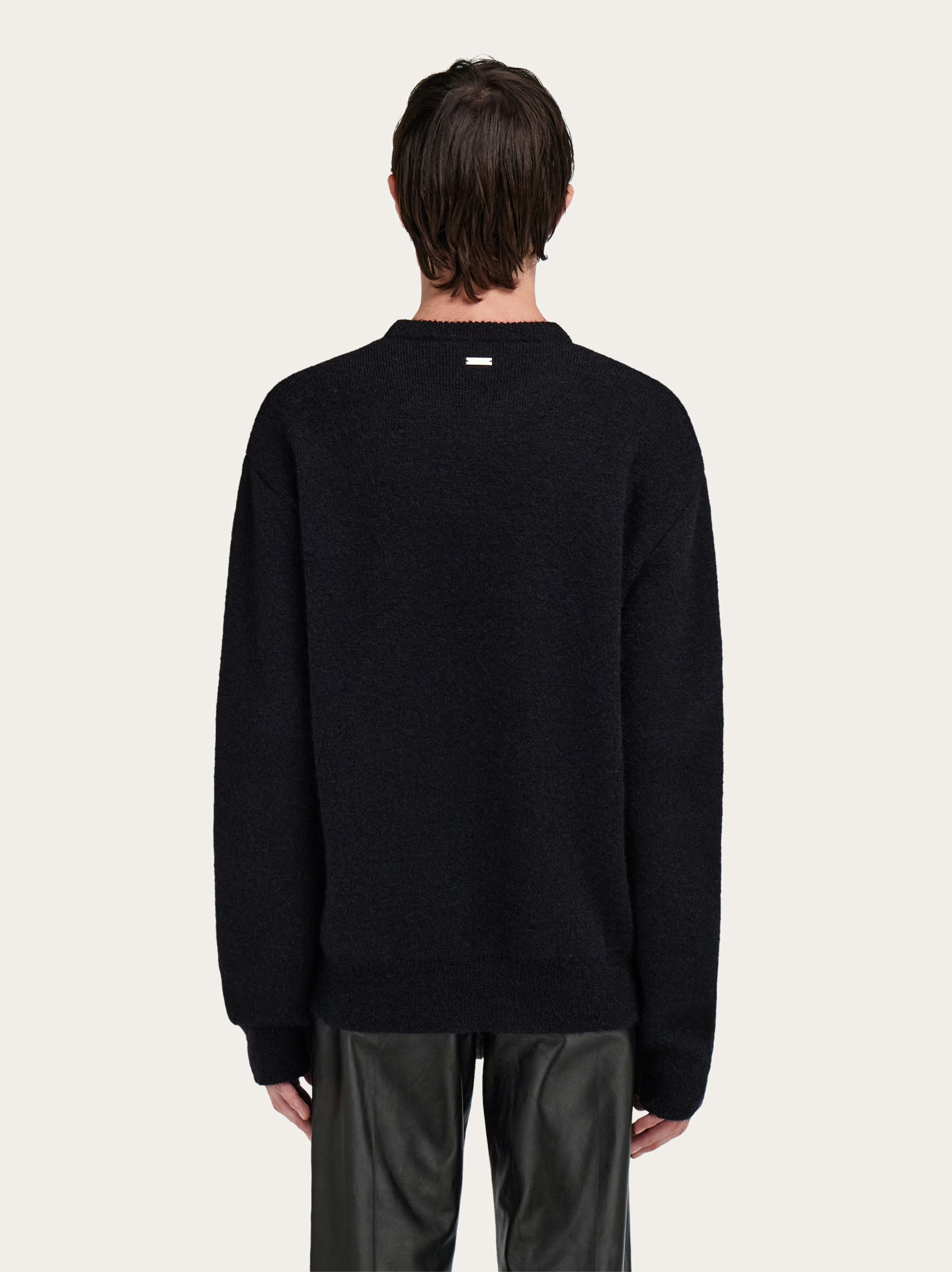 Crew neck sweater with Trinidad print - 4
