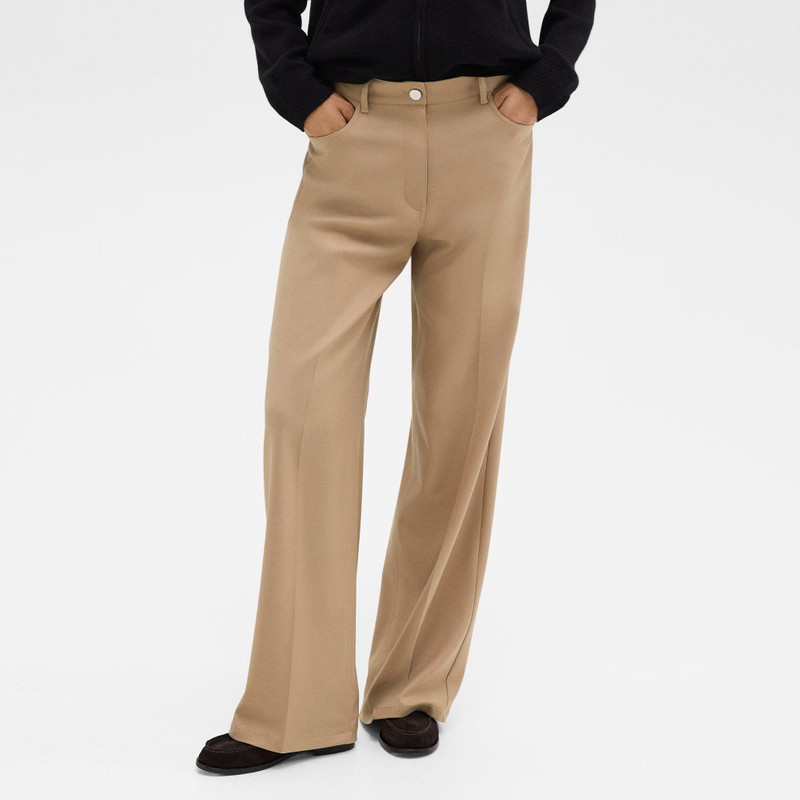 Straight-Leg 5-Pocket Pant in Stretch Flannel 4
