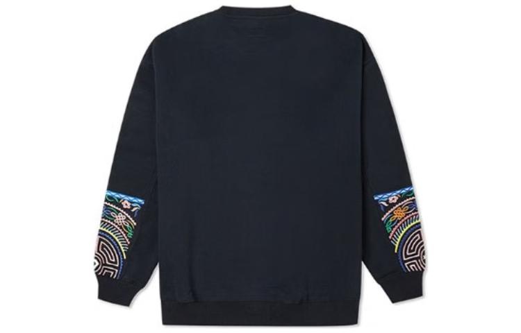 Converse Tapesty Crewneck Sweatshirt 'Black' 10025058-A03 - 2