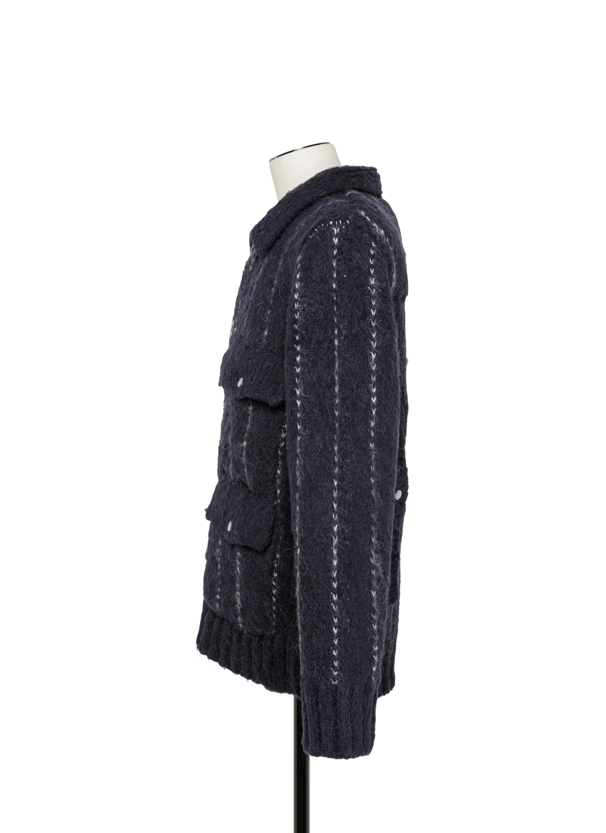 Jacquard Knit Blouson - 2