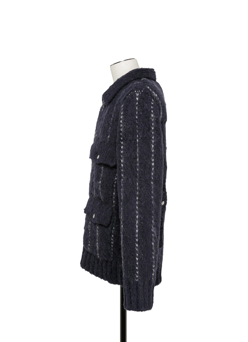 sacai Jacquard Knit Blouson outlook