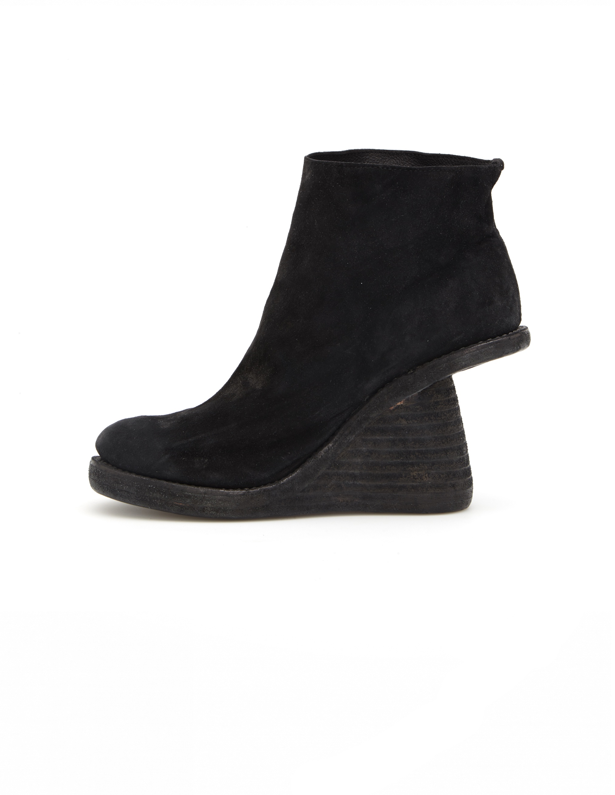 WEDGE HEEL SUEDE ANKLE BOOTS - 2