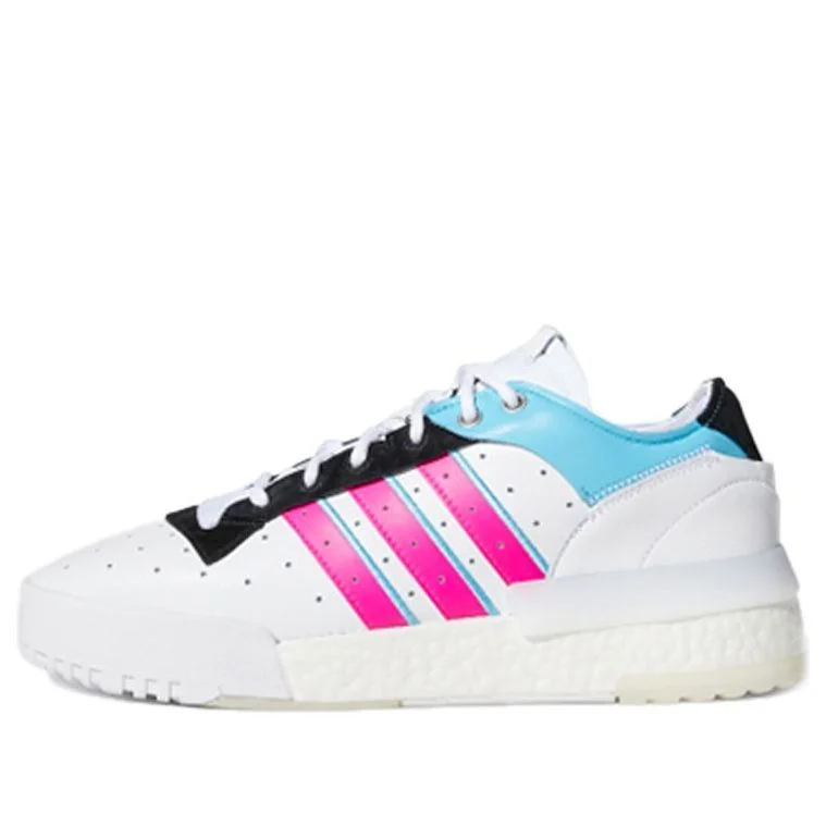 (WMNS) adidas originals Rivalry Rm Low 'White Black Blue' FV4183 - 1