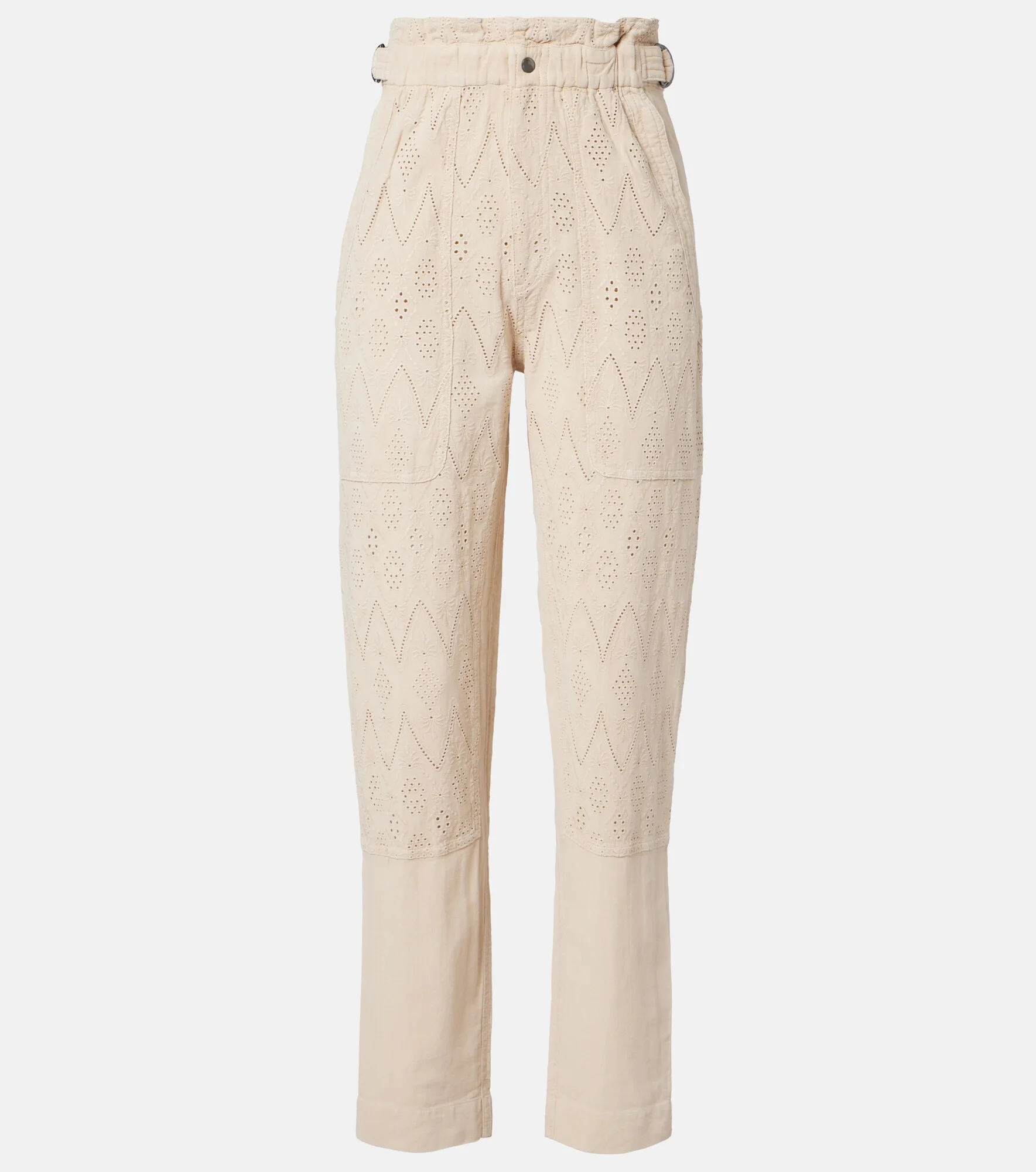Kylea broderie anglaise straight jeans - 1