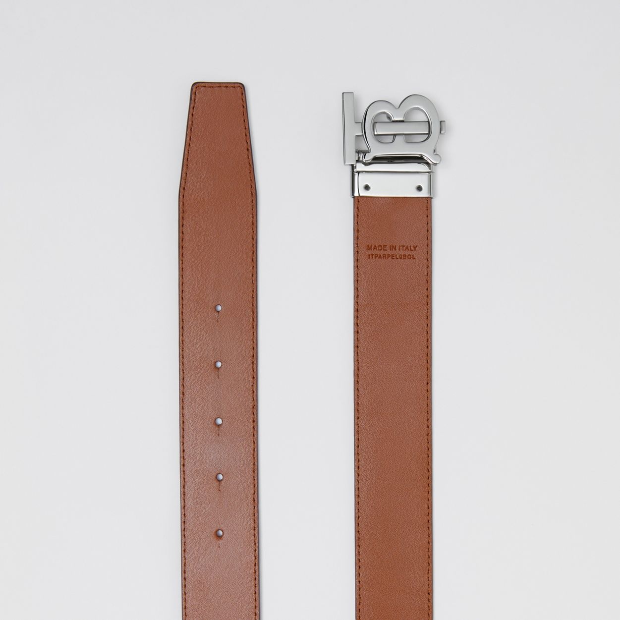 Reversible Monogram Motif Leather Belt - 8