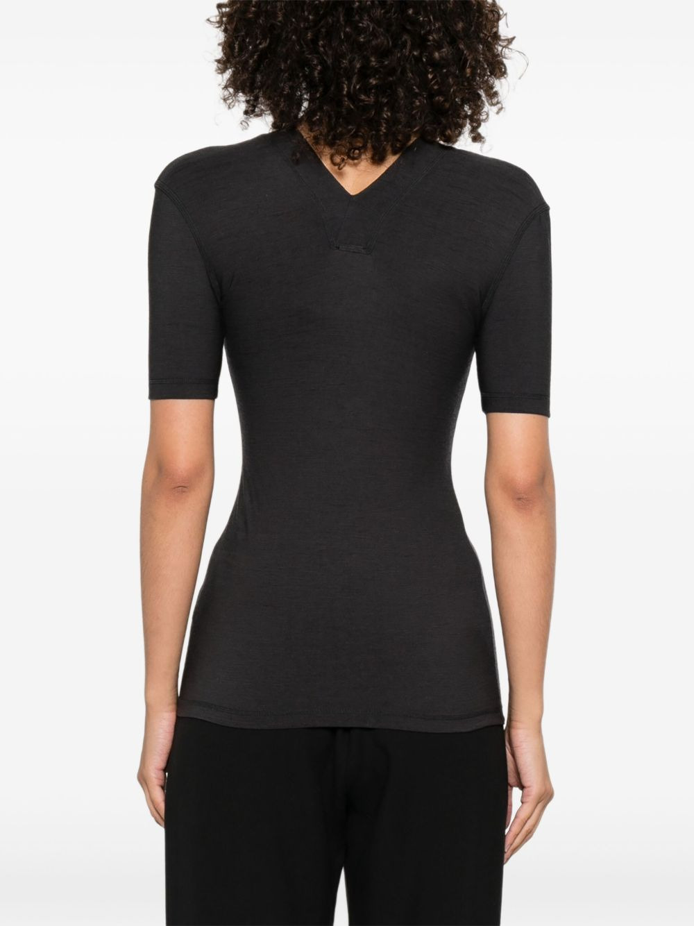 Akka short-sleeved wool top - 4
