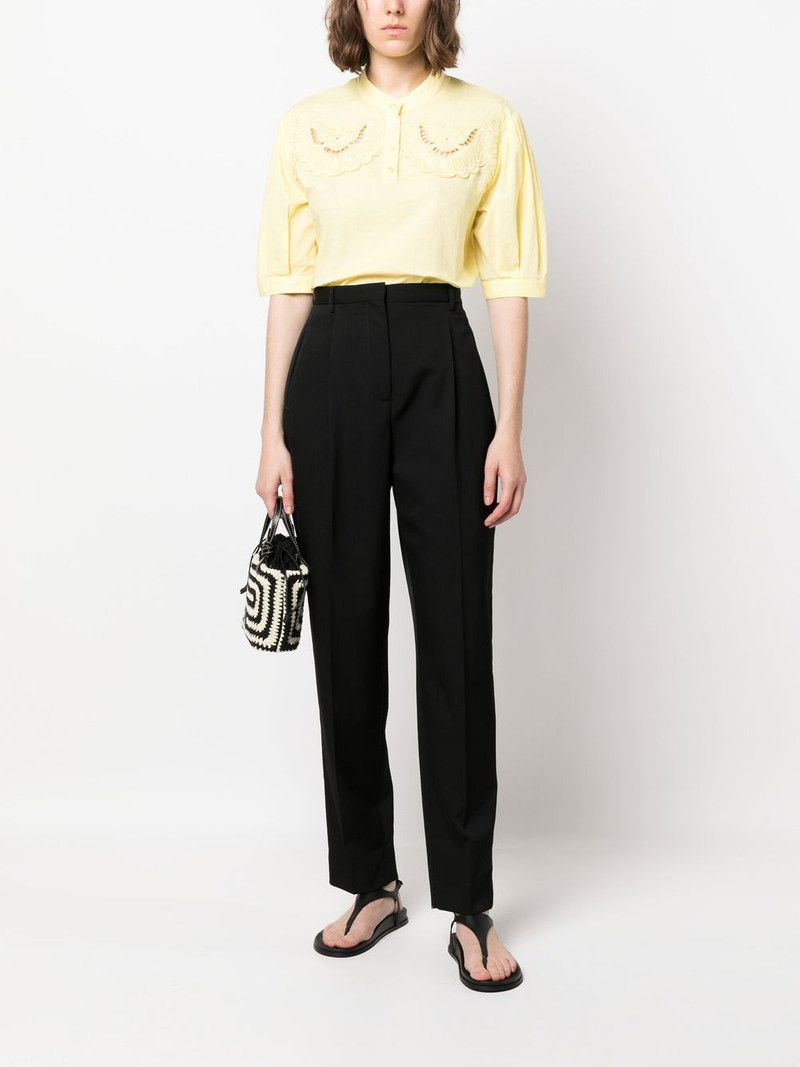 TORY BURCH wool twill trousers outlook
