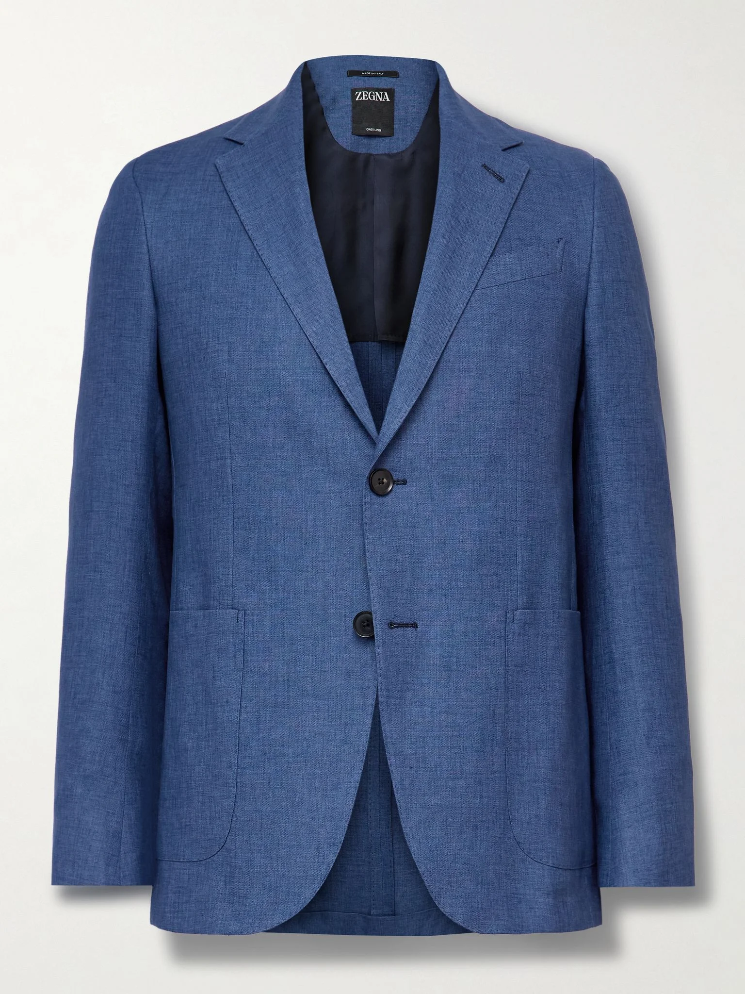 Oasi Linen Suit Jacket Navy - 1