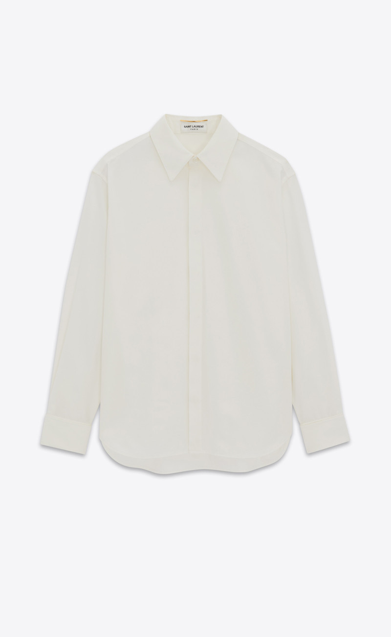 boyfriend shirt in cotton poplin 1