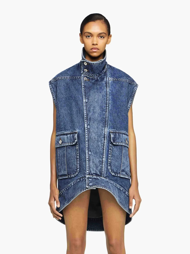 JW Anderson OVERSIZED SLEEVELESS HIGH NECK JACKET outlook