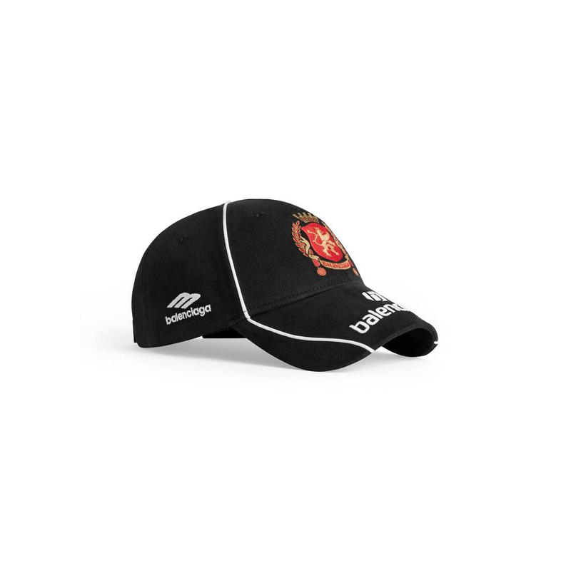 BALENCIAGA Men's Barcelona Soccer Cap in Black outlook