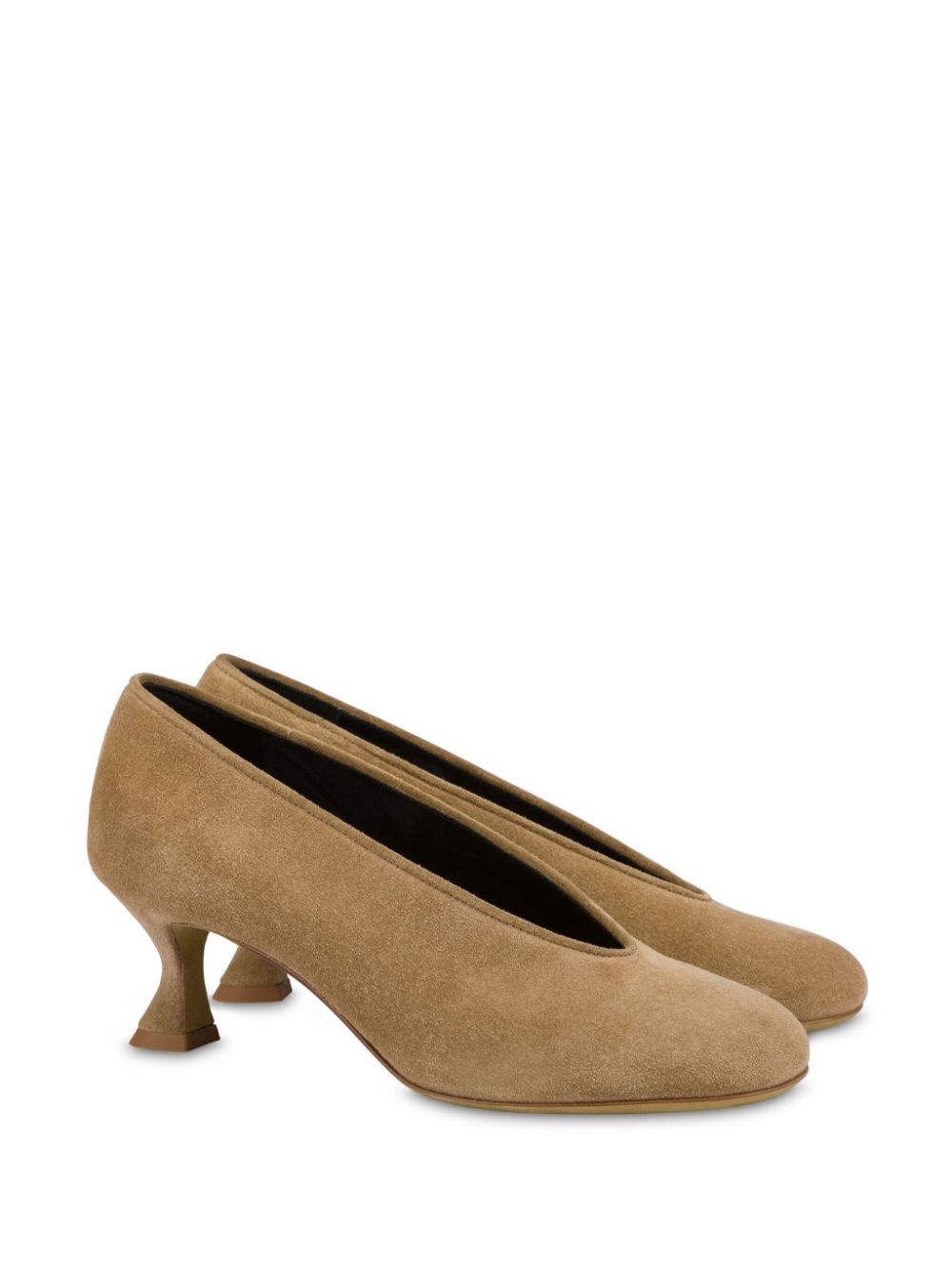 calf suede pumps - 2