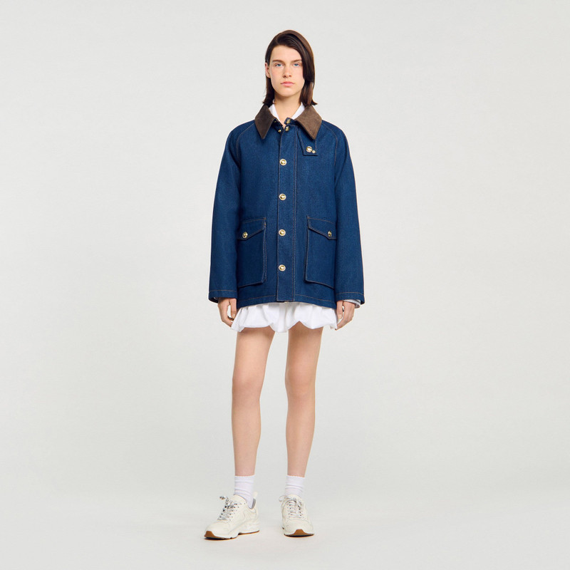 Sandro DENIM WORKWEAR JACKET outlook