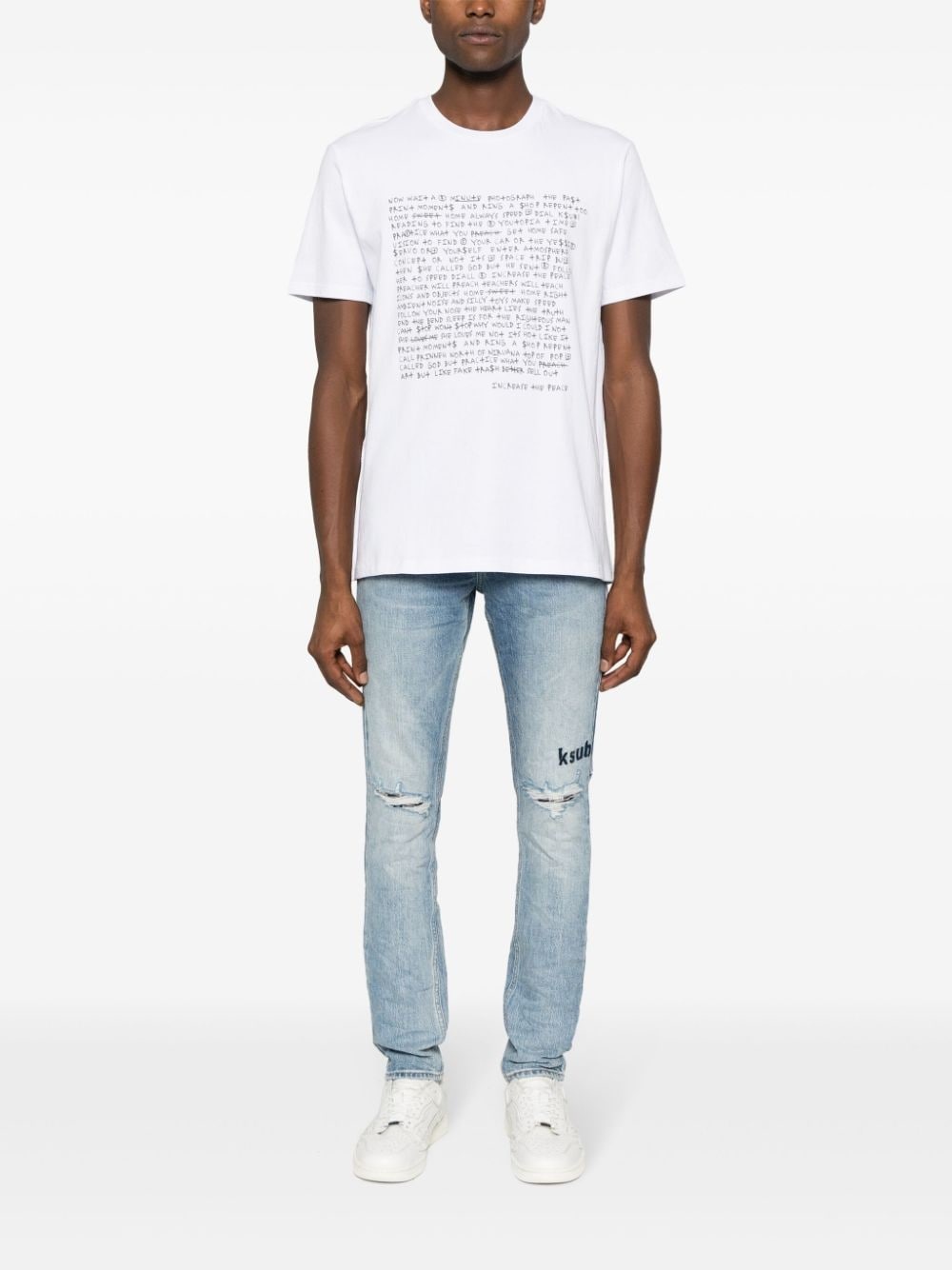 Chitch Self-Repair tapered jeans - 2