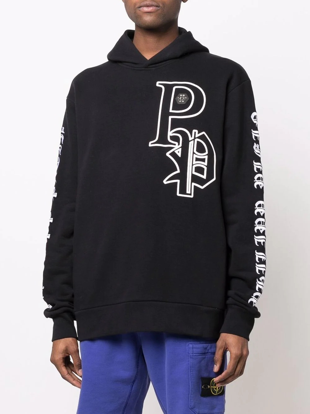 logo-print hoodie - 4