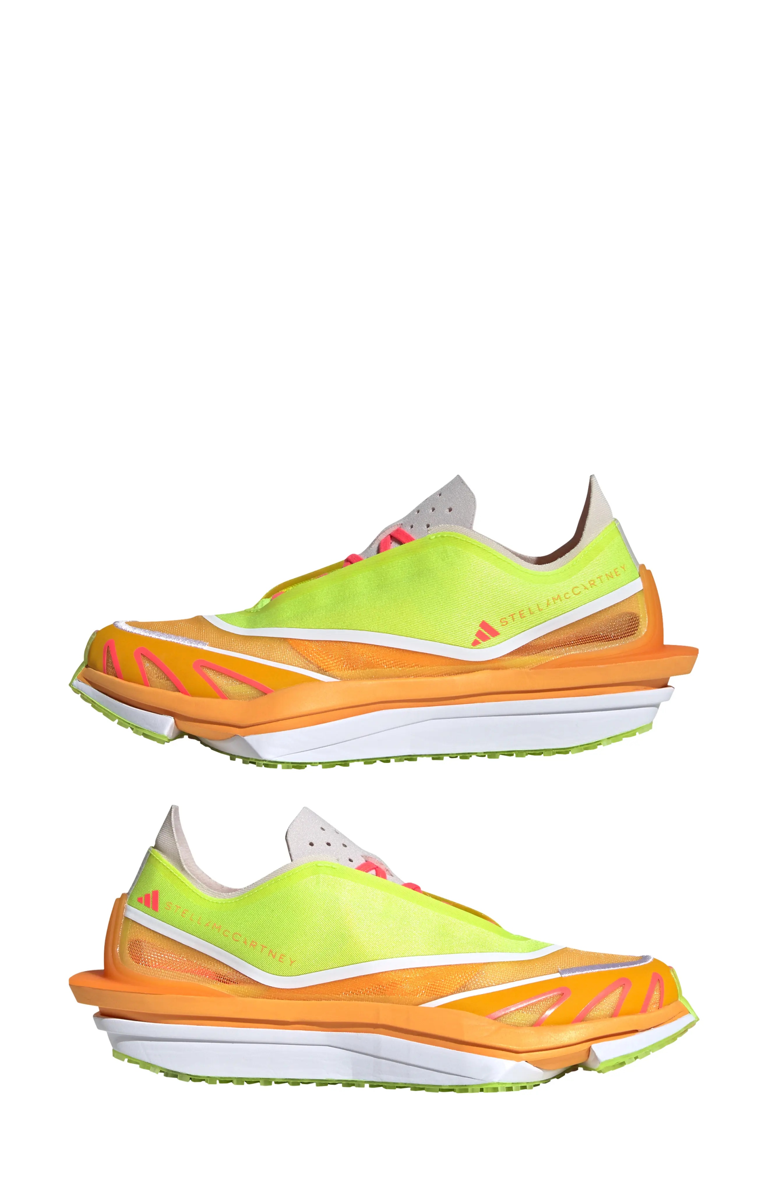 Earthlight Pro Running Shoe in Signal Green/orange/White - 9