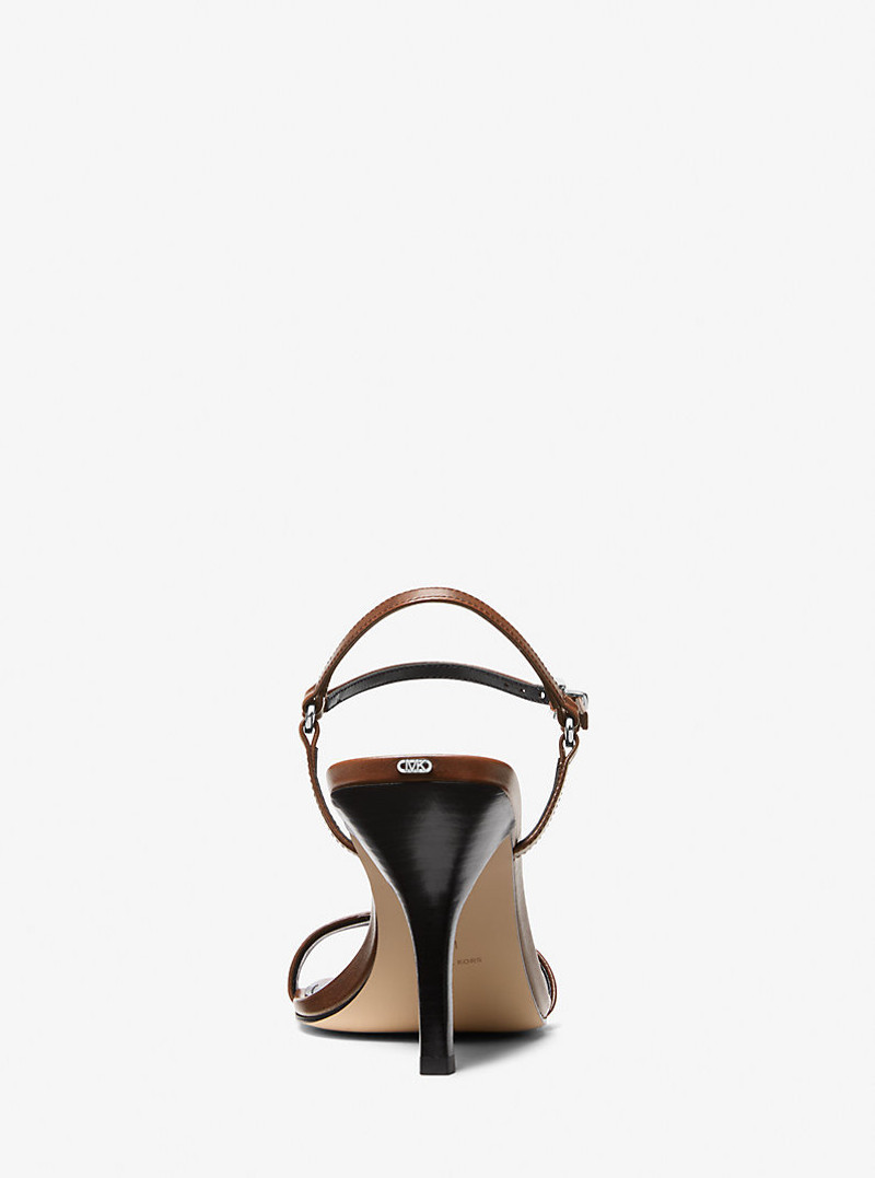 Selina Burnished Leather Sandal 4