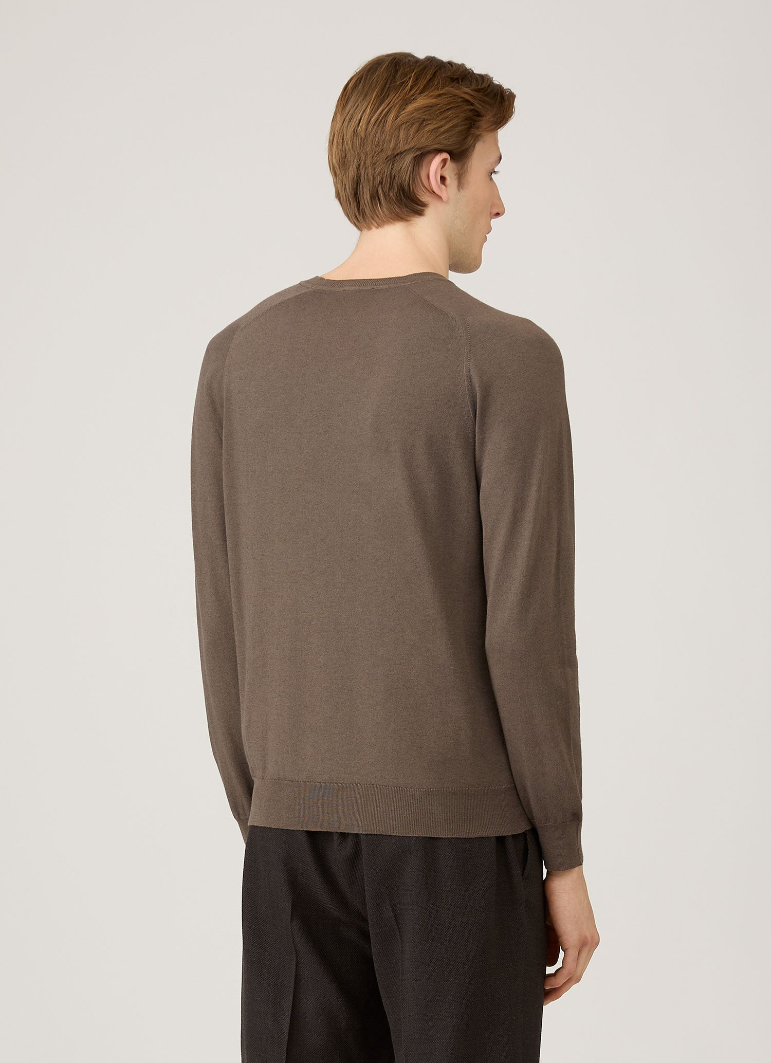 Sea Island Cashmere Crew Neck Jumper - 5