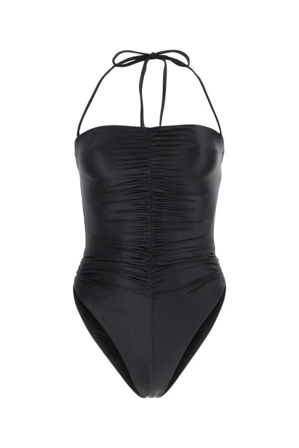 Saint Laurent Woman Black Stretch Nylon Swimsuit - 1