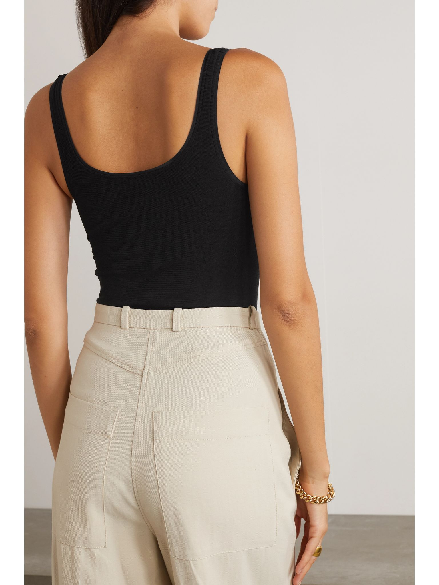 Jamaika stretch-jersey bodysuit Black - 4