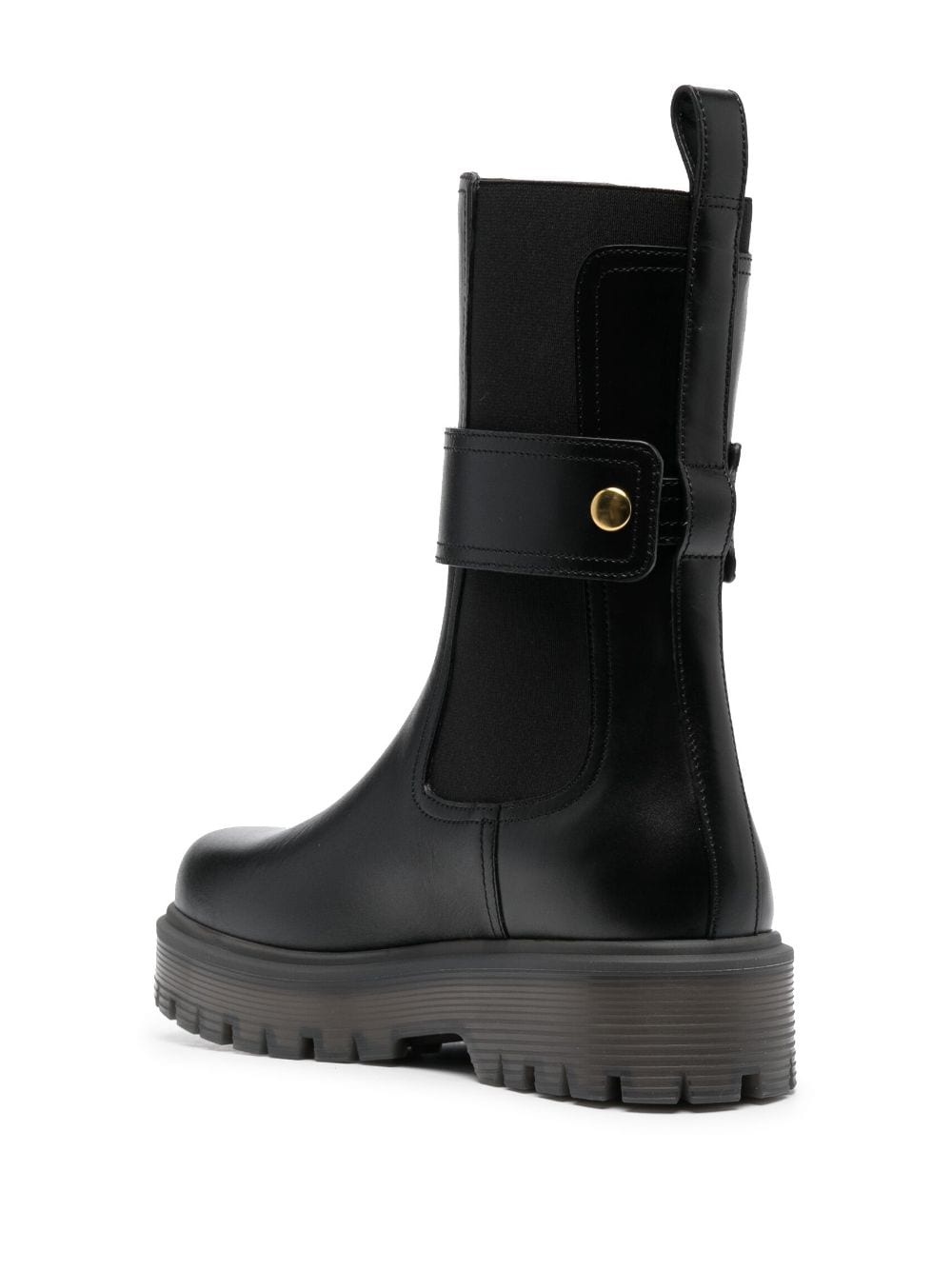 stud-embellished leather boots - 3