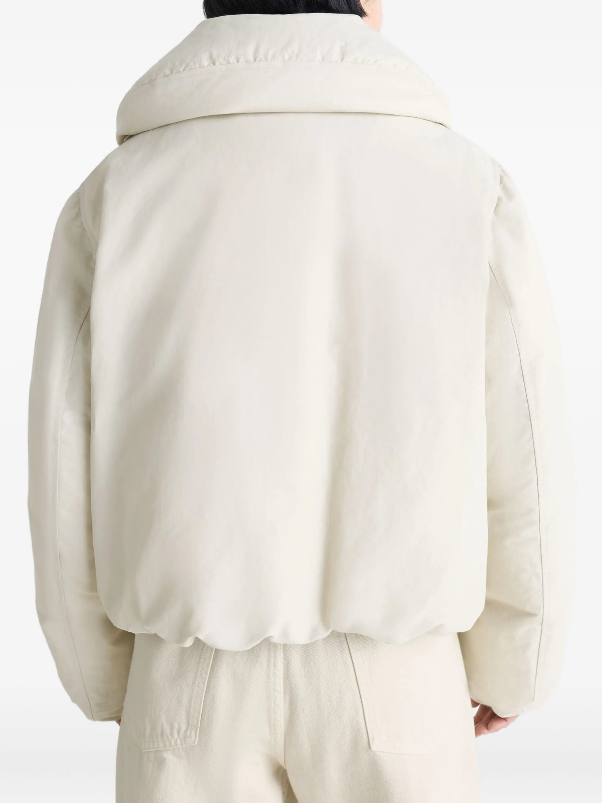 bubble-collar puffer jacket - 5
