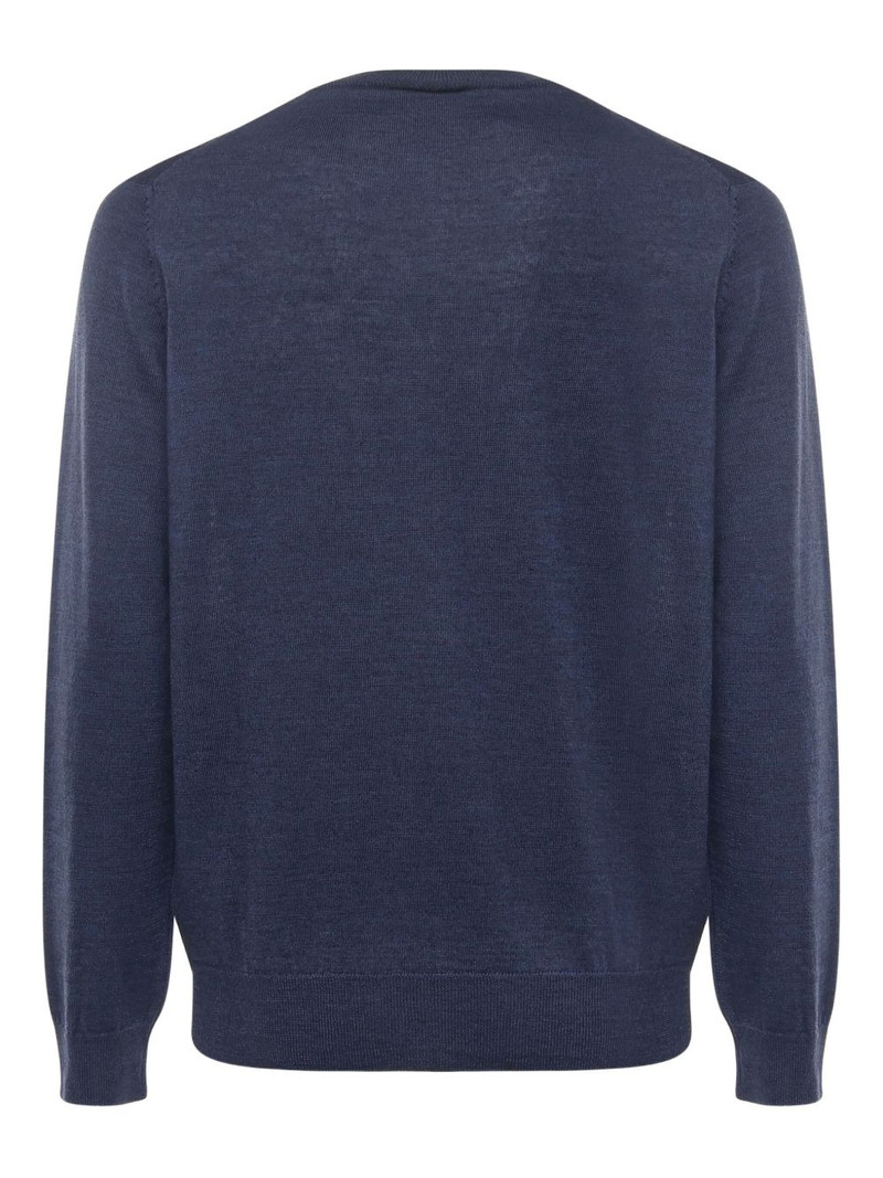 LACOSTE logo-patch sweater outlook