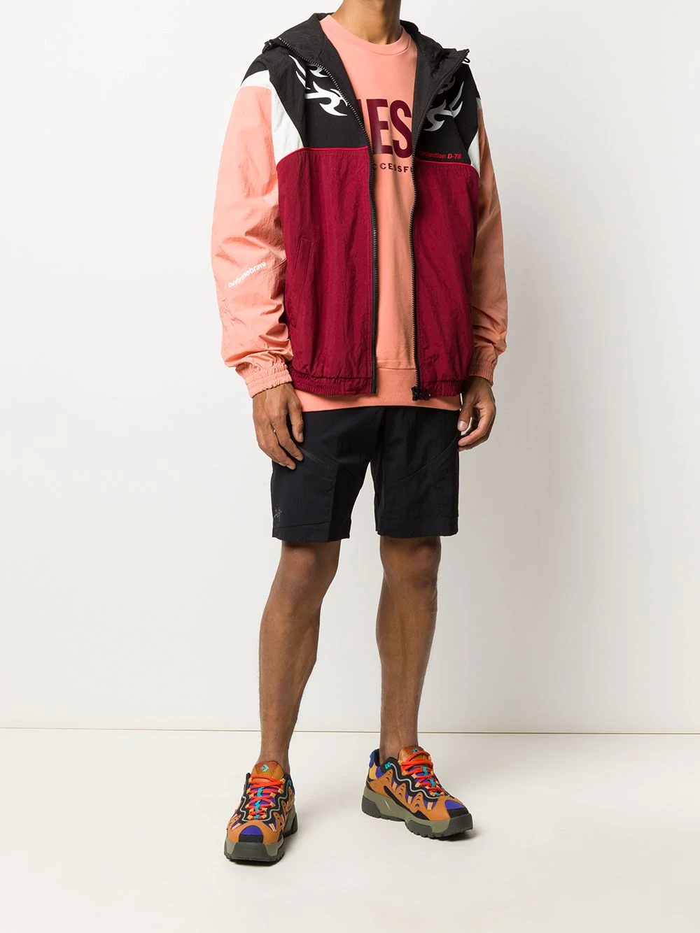 J-ETHAN hooded colour-block jacket - 2