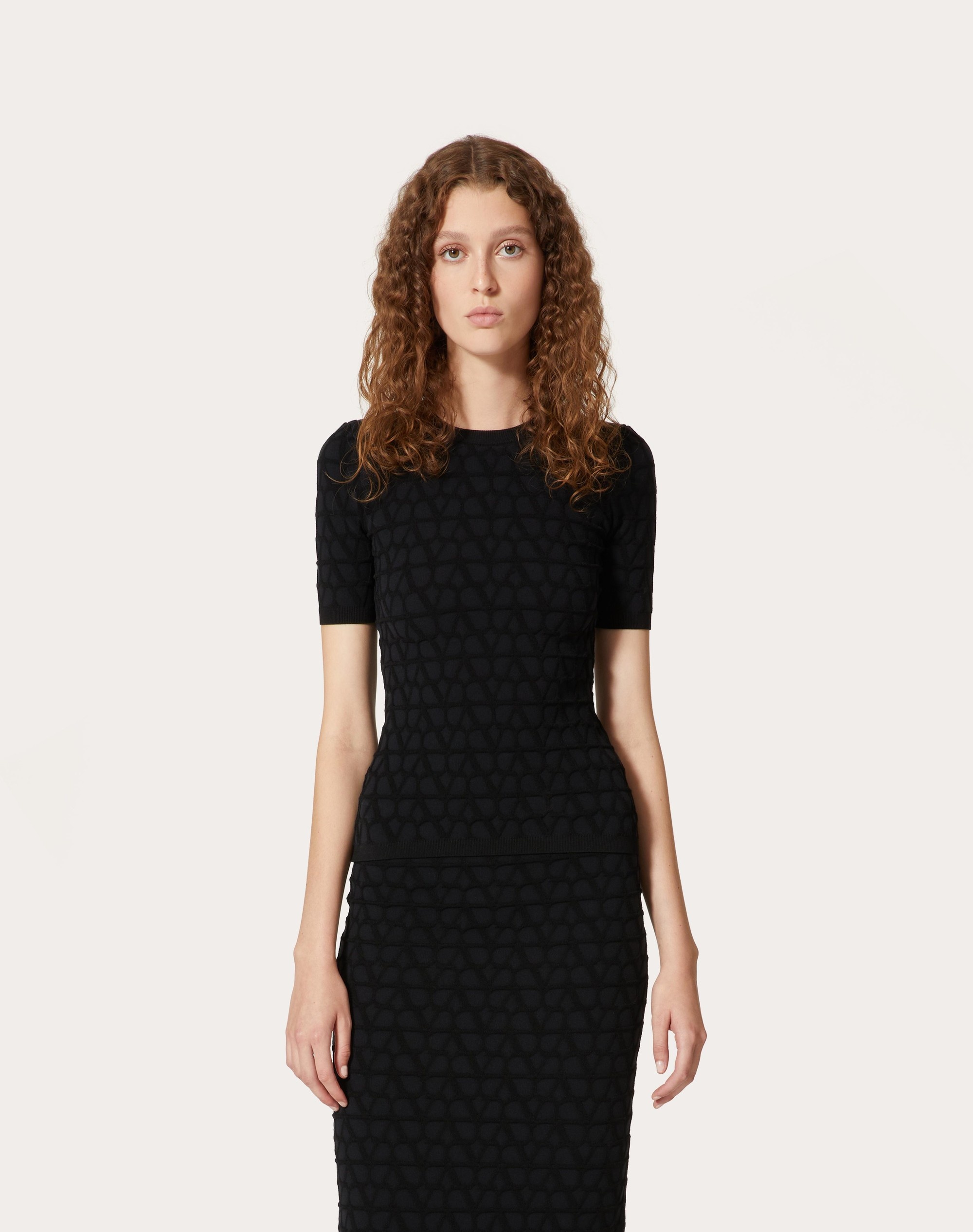 TOILE ICONOGRAPHE STRETCHED VISCOSE SWEATER - 3
