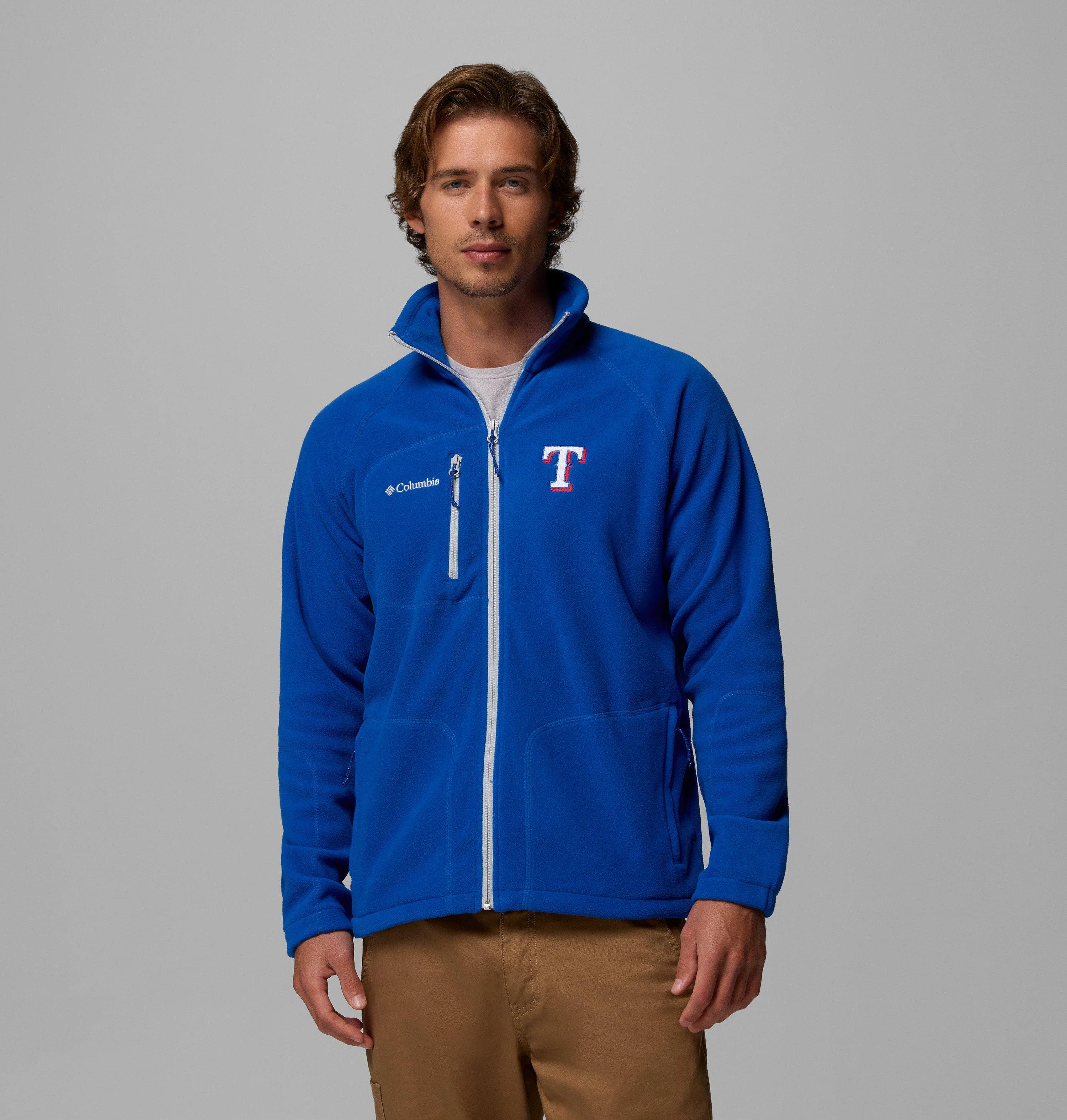 MLB Fast Trek II Full Zip Fleece - Texas Rangers - 1