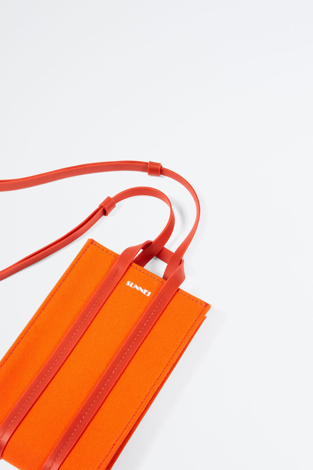 ORANGE MICRO PARALLELEPIPEDO BAG - 2