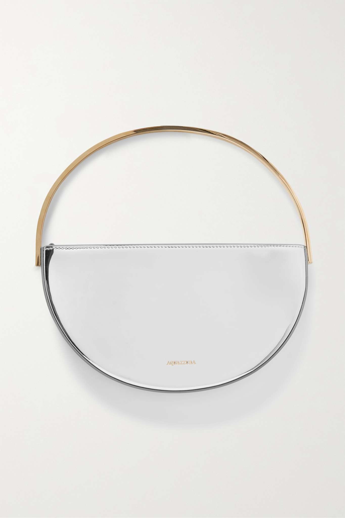 Purist mirrored-leather shoulder bag - 1