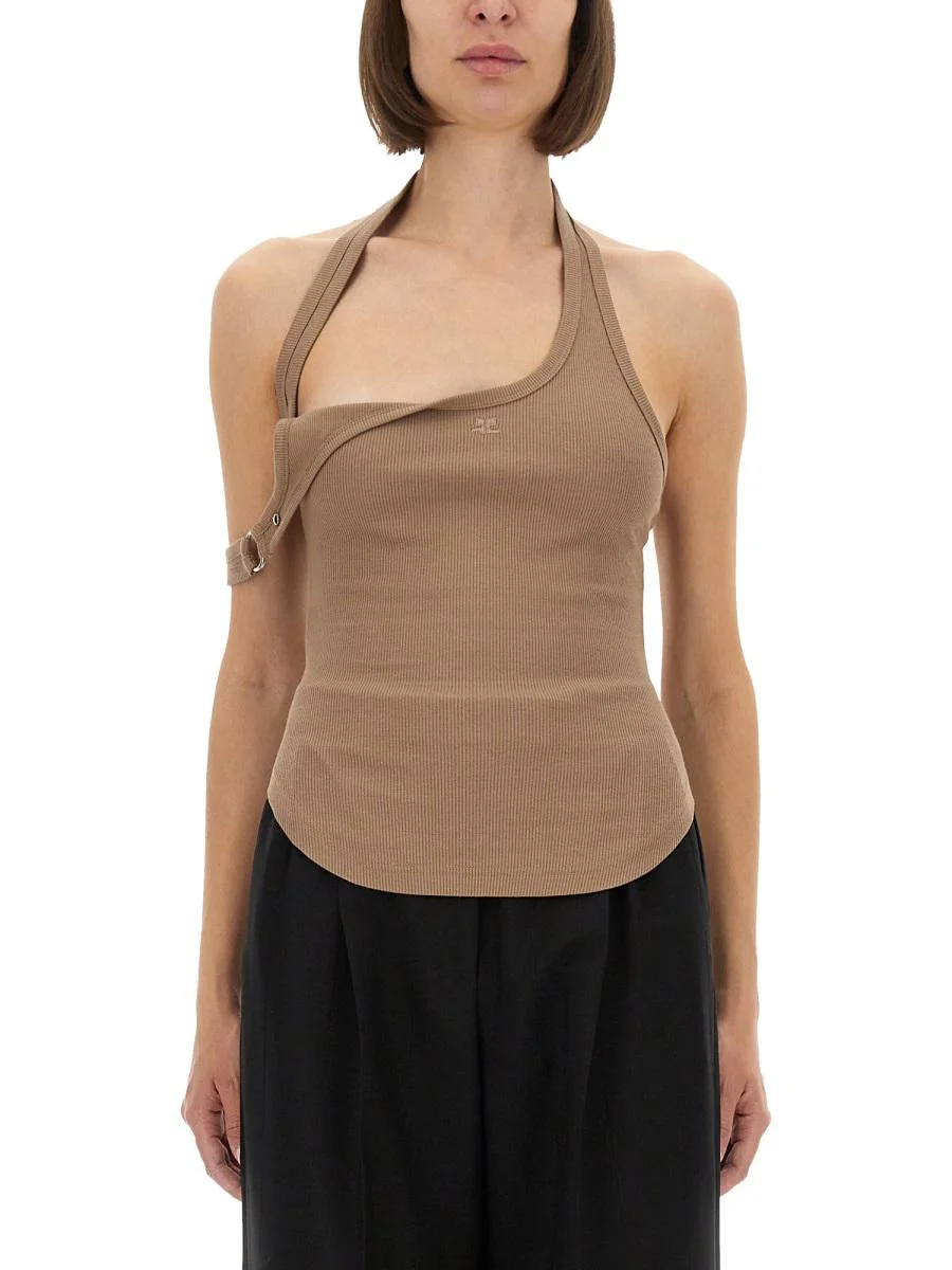 Courrèges Asymmetrical Tank Top - 1