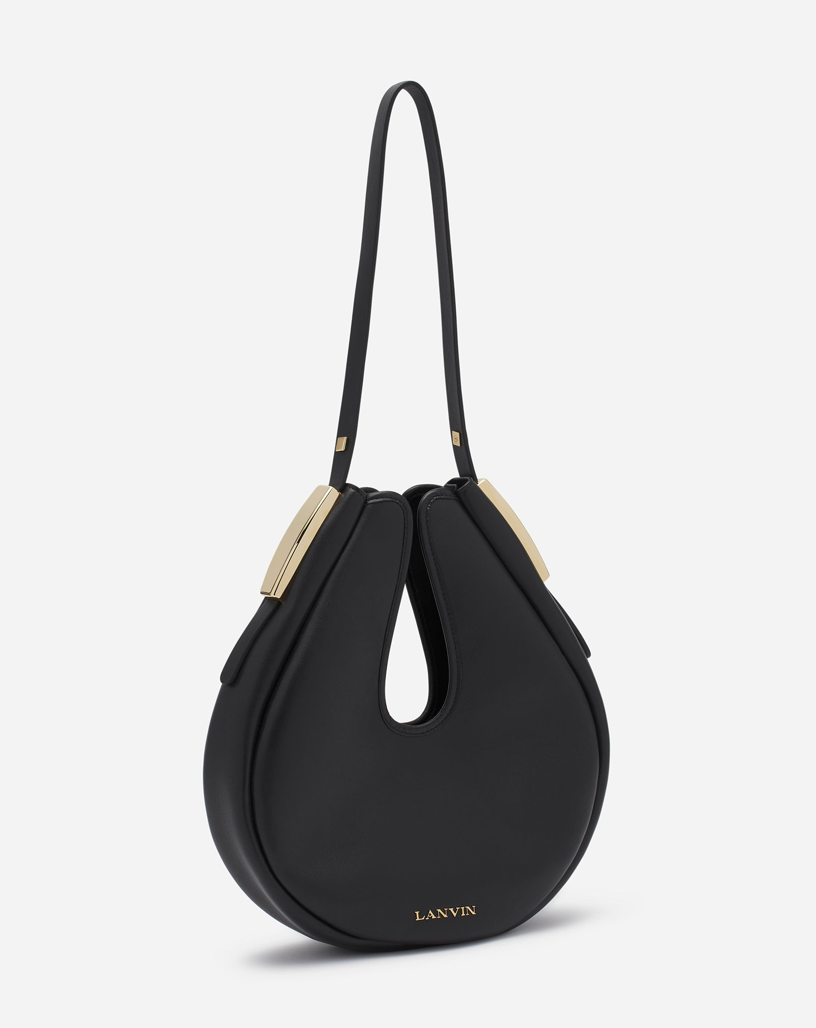 HOBO CYMBAL LEATHER BAG - 4