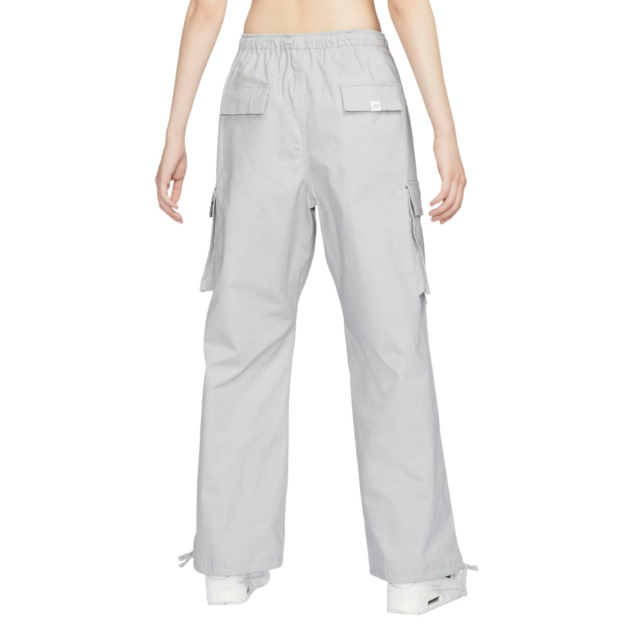 (WMNS) Nike Sportswear Mid-Rise Oversized Cargo Pants Asia Sizing 'Light Smoke Grey' FV7521-077 - 2