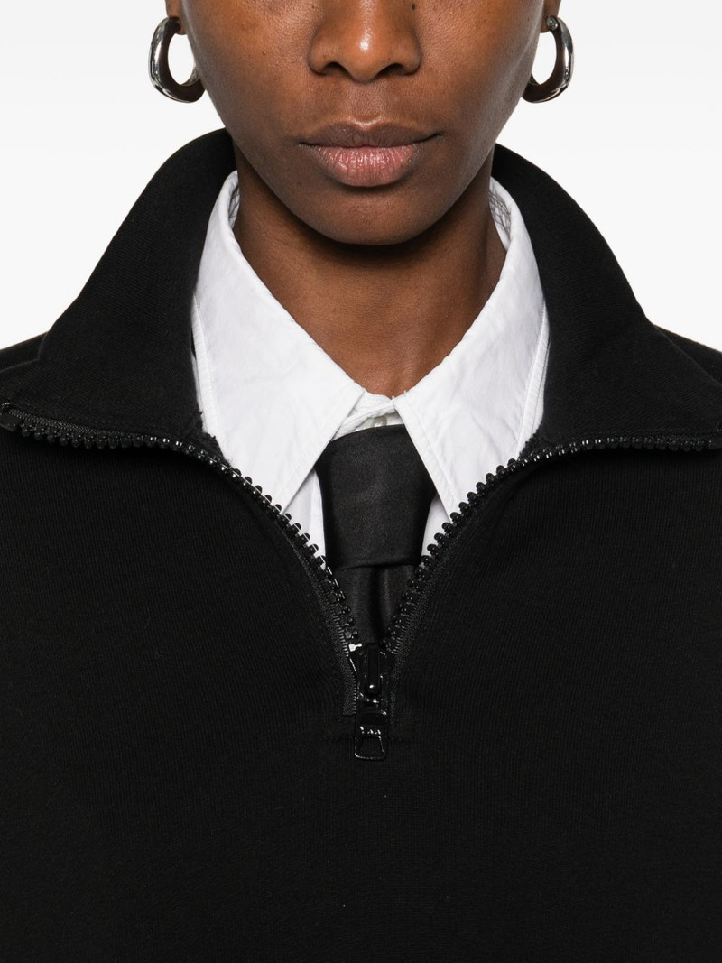 half-zip asymmetric sweatshirt 5