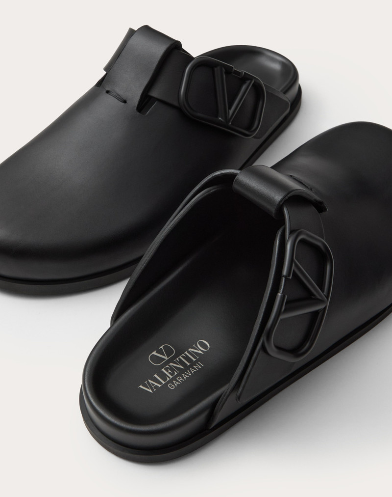 VLOGO SIGNATURE CALFSKIN MULE 4