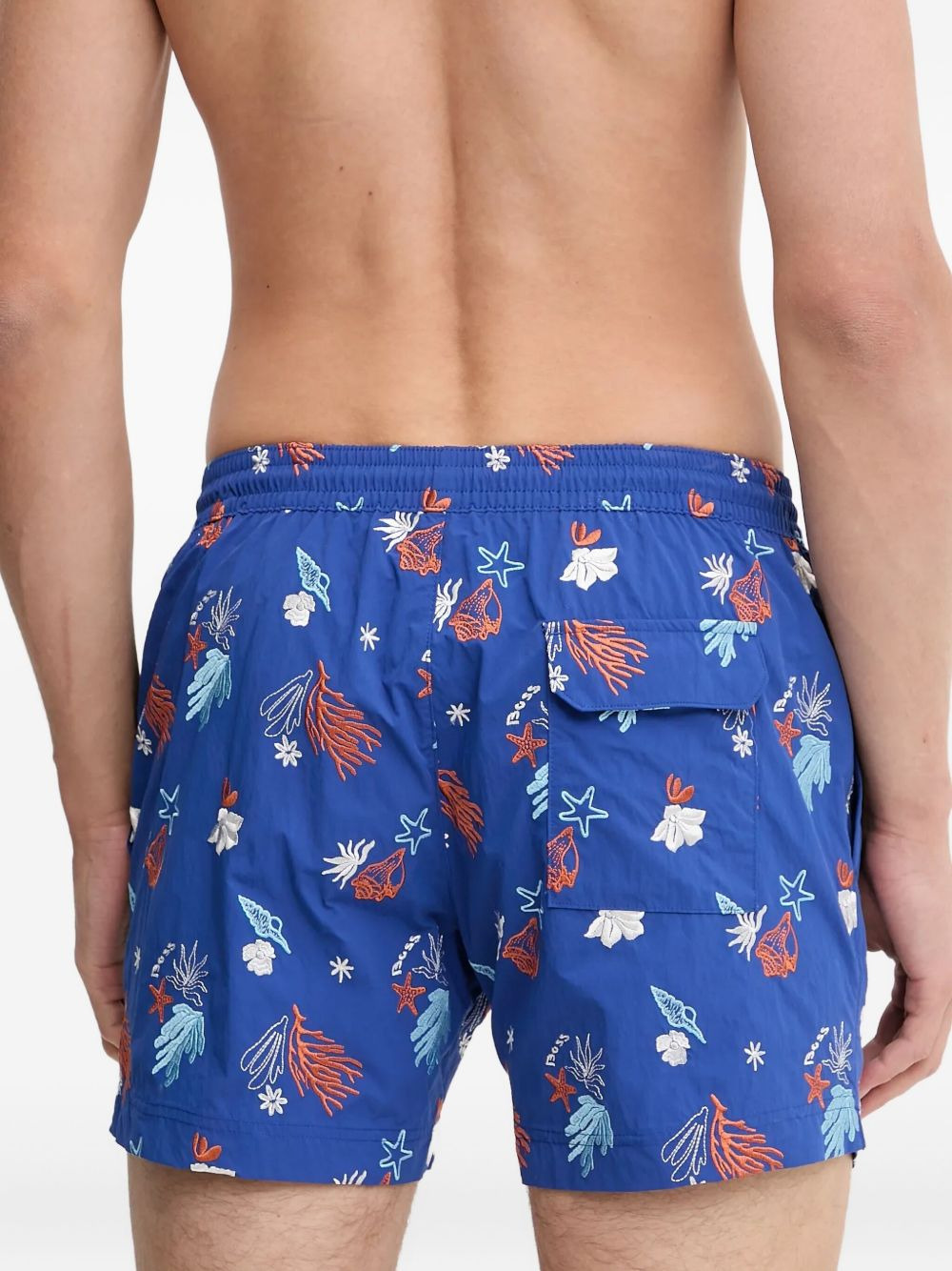 sea life-print swim shorts - 3