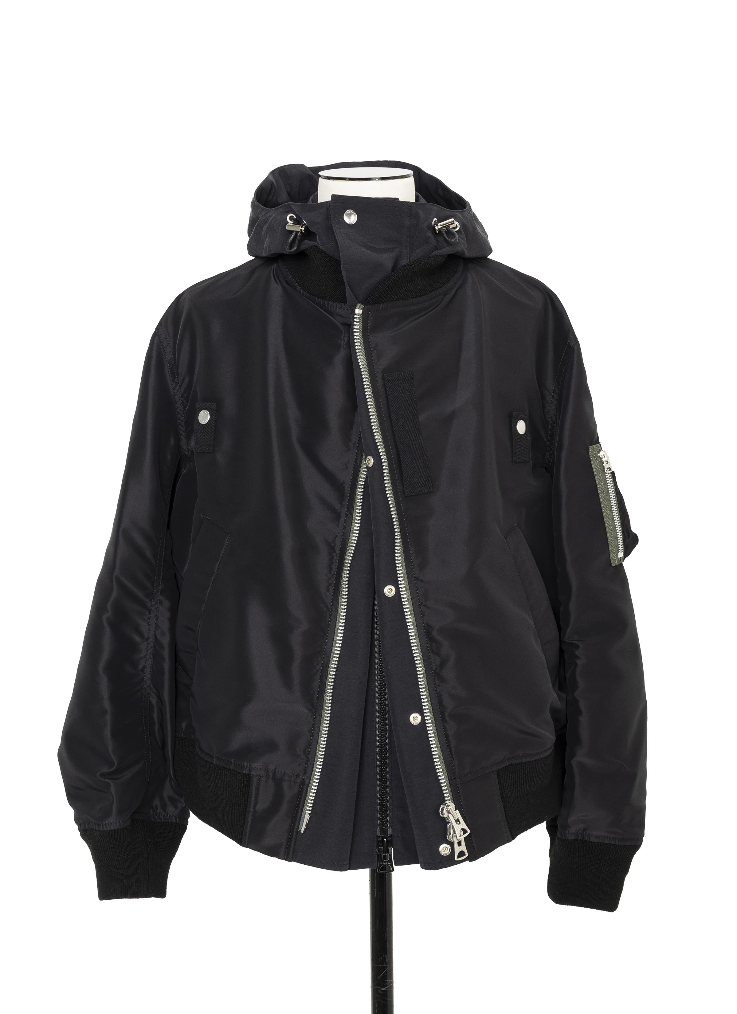 Nylon Twill x Grosgrain Blouson - 2