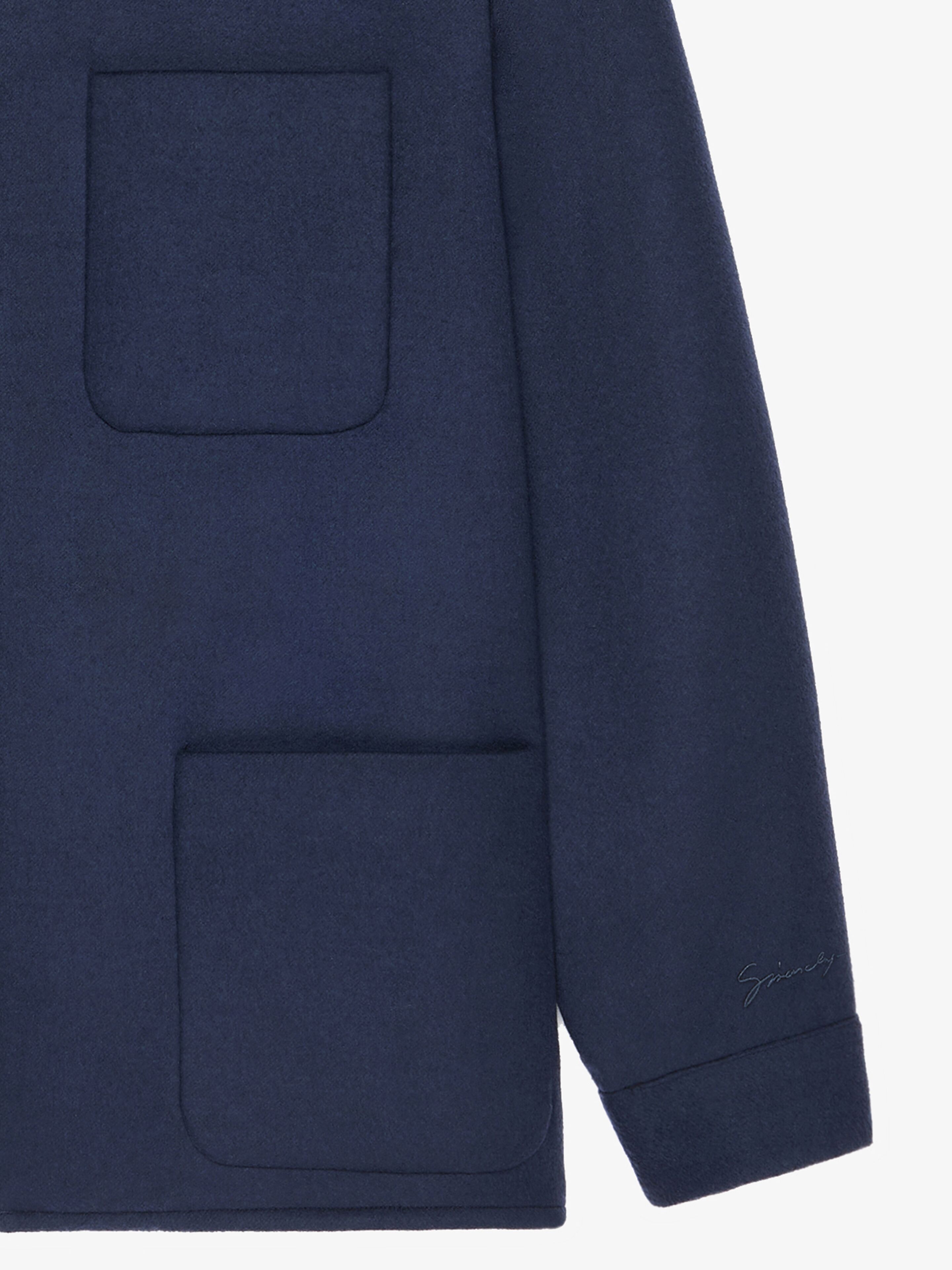 OVERSHIRT IN DOUBLE FACE WOOL AND CASHMERE - 2