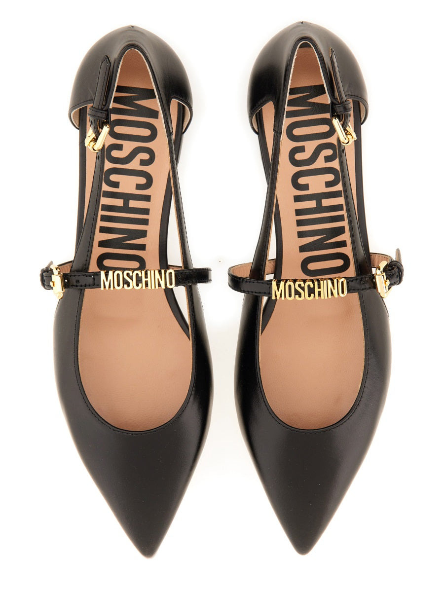 Moschino Women Leather Ballerina - 2